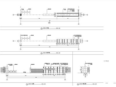 校园入口大门详图 施工图 建筑通用节点