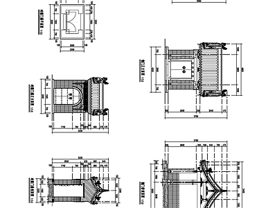 古建筑大门 施工图 建筑通用节点