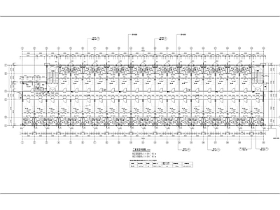 现代公寓宿舍楼建筑 施工图