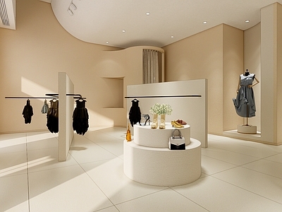 现代服装店