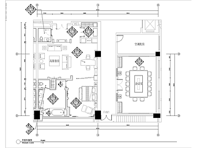 酒店高级套房 施工图 客房
