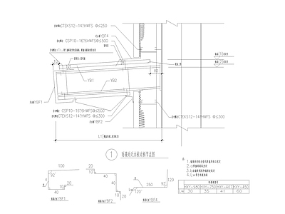 雨蓬泛水收边板详图 施工图 建筑通用节点