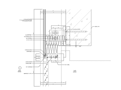 铝板幕墙横剖节点 施工图 节点