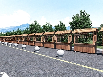 现代马路 路面