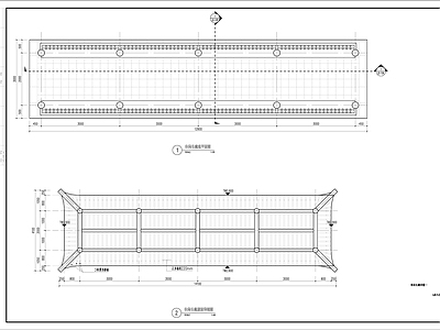 最新休闲廊架详图 施工图