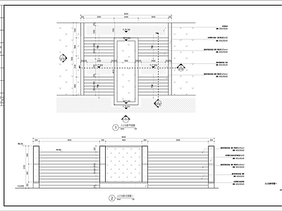 最新入口台阶详图 施工图