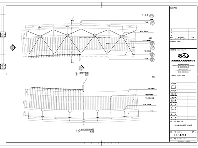 特色廊架 施工图