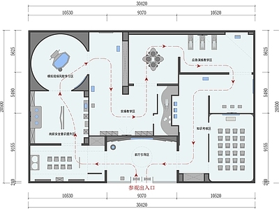 厂区展厅平面图