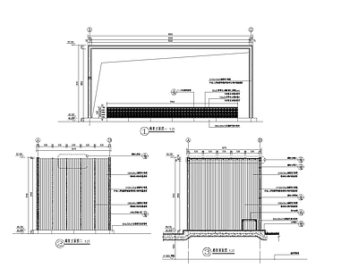 廊架详图 施工图