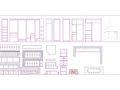 厨房设施 图库大样 施工图