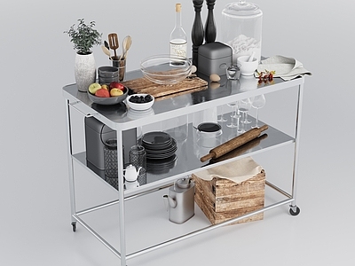 厨房用品组合 厨房摆件 厨房器具
