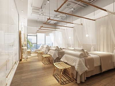北欧美容SPA店包间