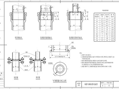 给水排水通用节点 施工图