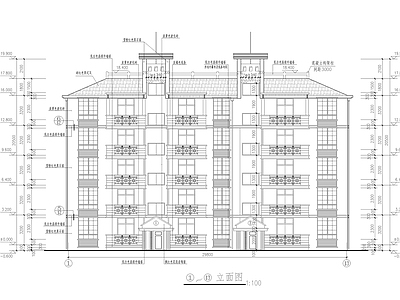 公寓楼建筑 施工图