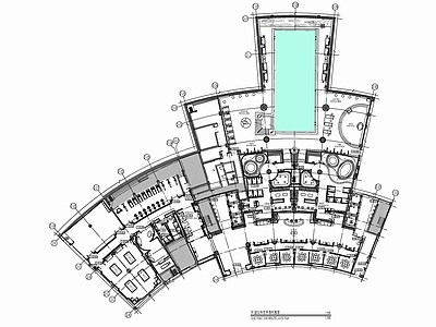 某酒店康体棋牌娱乐中心 施工图