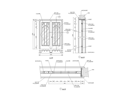 大门细部 施工图 通用节点