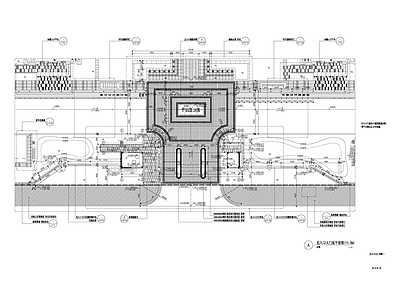 小区入口大门 施工图 建筑通用节点