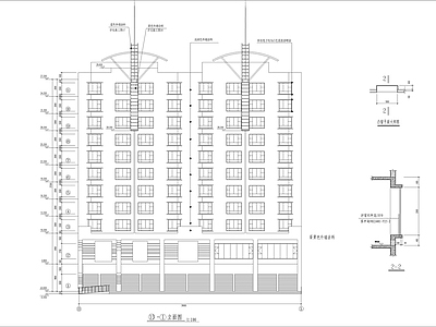 小高层住宅建筑 施工图