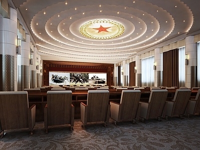 现代政府报告厅