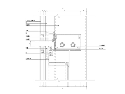 全玻璃幕墙节点图 施工图 节点