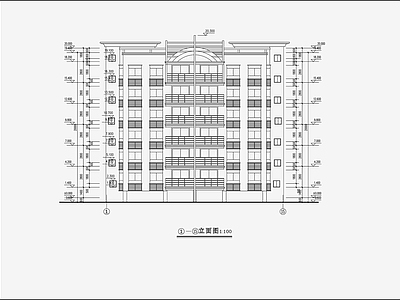 住宅区建筑设计 施工图