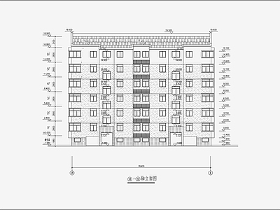 现代住宅建筑 施工图