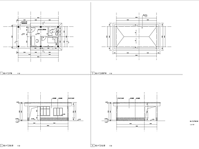 南入口门卫 施工图 建筑通用节点