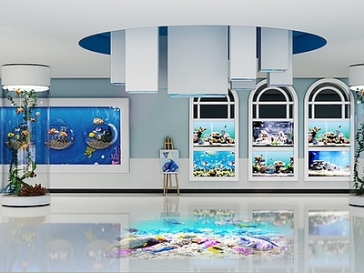 现代科普海洋展厅 海洋生物