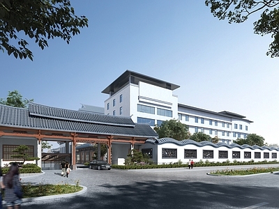 新中式标本展示中心 展览馆建筑