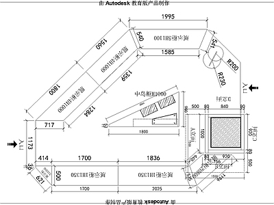饰品店货柜 施工图 柜类 家具节点详图