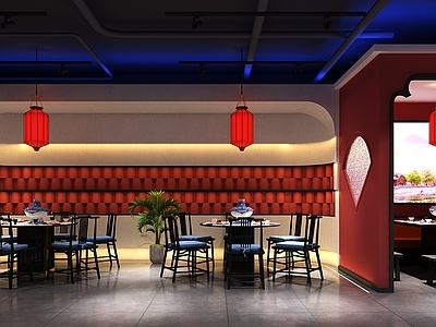 中式老北京火锅店