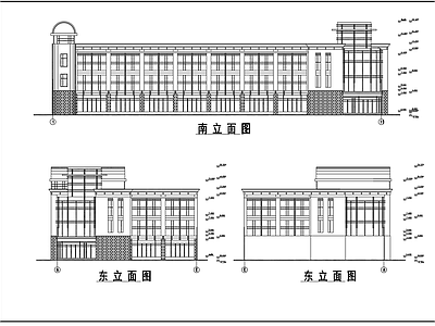 2677点9平方办公楼建筑 施工图