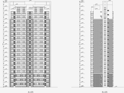 住宅区建筑 施工图