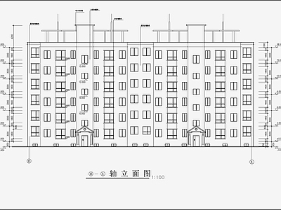 住宅区建筑 施工图