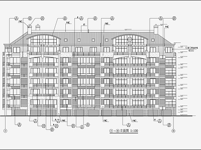 住宅区建筑 施工图