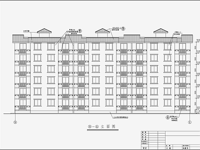 住宅区建筑 施工图