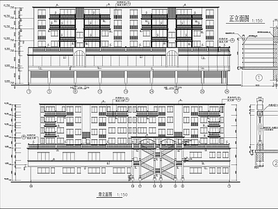 住宅区建筑 施工图