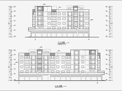 住宅区建筑设计 施工图