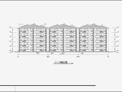 住宅区建筑设计 施工图