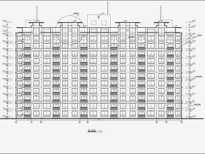 住宅区建筑设计 施工图