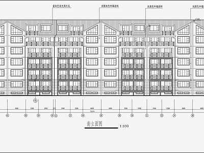 住宅区建筑设计 施工图