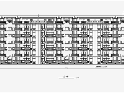 住宅区建筑设计 施工图