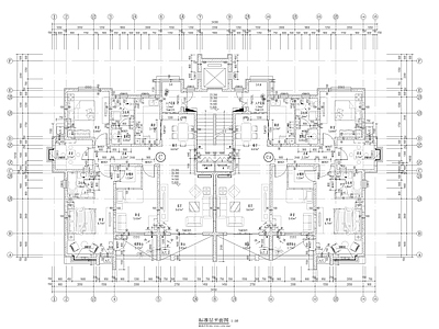 住宅区建筑图 施工图