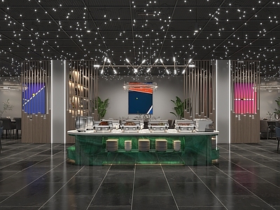 现代自助餐厅
