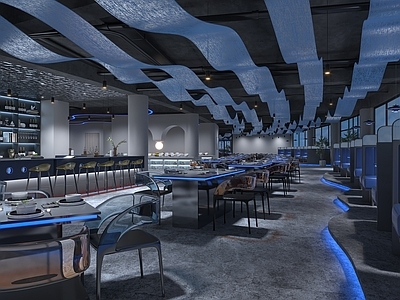 现代自助餐厅
