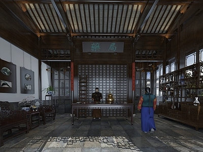 中式药房 药局 药店