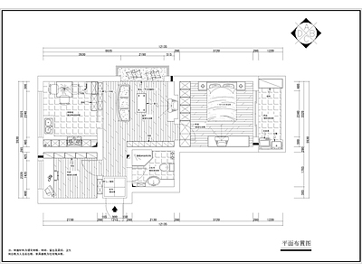 家装平层 施工图