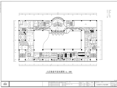 时代广场桑拿中心装修图 施工图