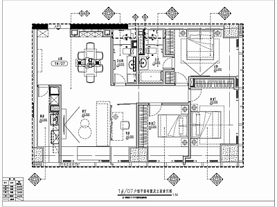 杜文彪19套样板房合集 施工图 平层