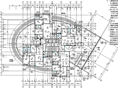 高层建筑住宅楼 施工图